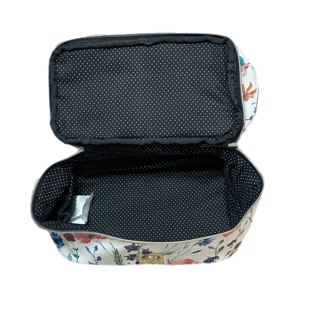 Christian Lacroix NWOT Floral Cosmetic Bag Beauty Travel Case